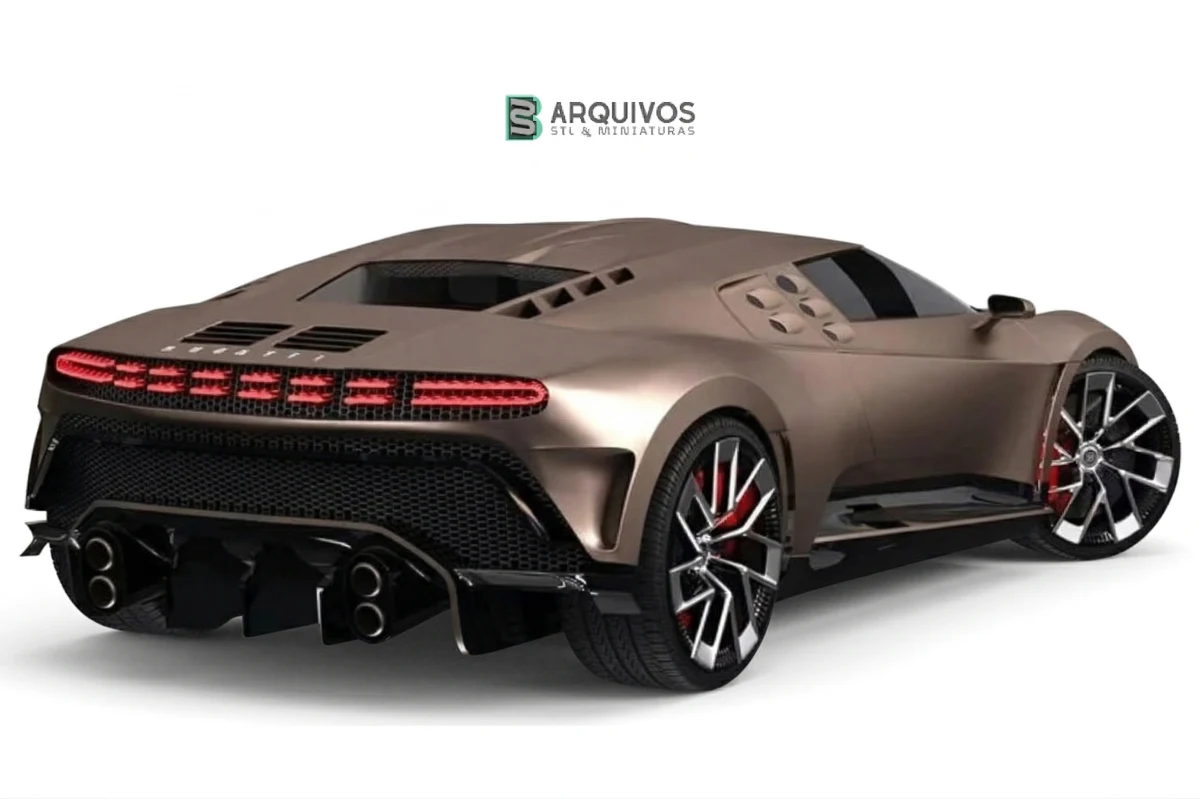 Modelo 3D STL - Bugatti Centodieci — foto 3